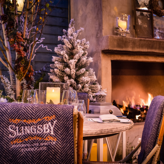 THE SLINGSBY WINTER TERRACE AT THE IVY HARROGATE