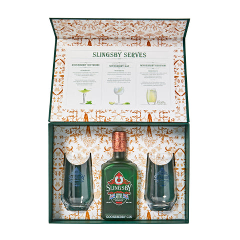 Slingsby Gooseberry Gin & Highball Glass Gift Set