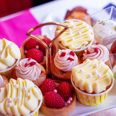 BRIGIT'S BAKERY STRAWBERRY SOFT CAKES MADE WITH RHUBARB GIN