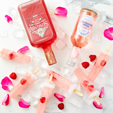 RHUBARB GIN ICE LOLLIES