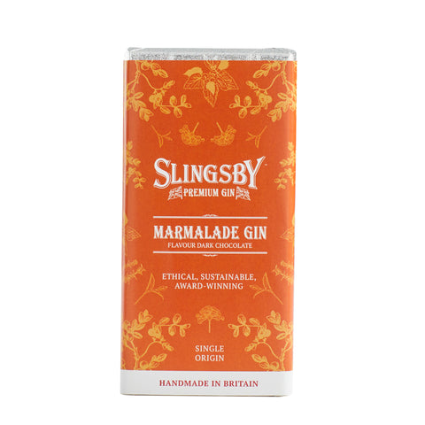 Marmalade Gin Flavoured Dark Chocolate