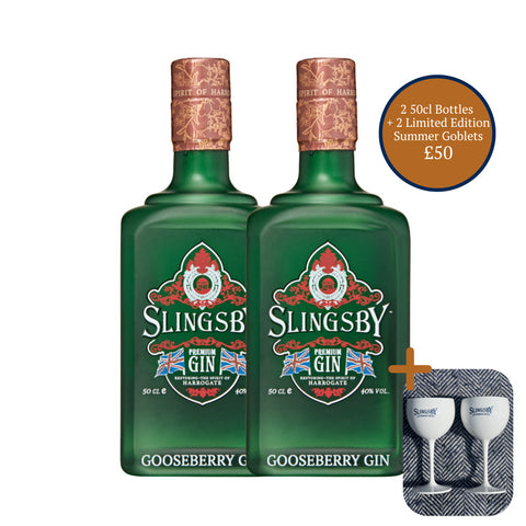 2 x Gooseberry 50cl PLUS 2 Summer Goblets for £50 : SUMMER PROMO