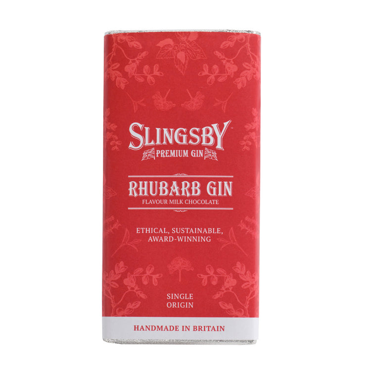 Rhubarb Gin Flavoured Milk Chocolate