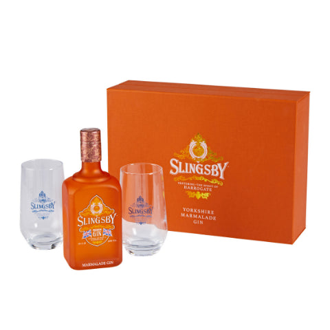 Slingsby Marmalade Gin & Highball Glass Gift Set